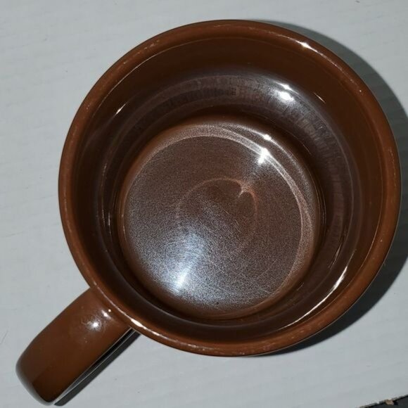 2 Coffee Makes Me Poop Mugs Cups Brown CONTAINERS - Picture 7 of 16